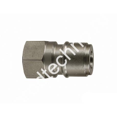 Быстросъемное соединение ST45 Ниппель  - 1/4внут  (R+M) 250 бар нерж.сталь